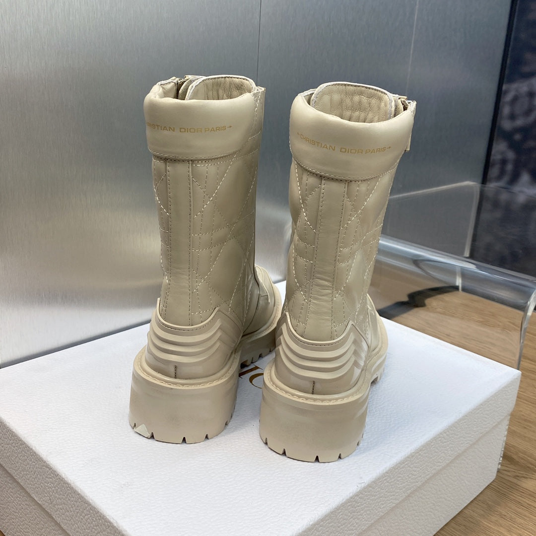 DIOR D LEADER ANKLE BOOT BEIGE