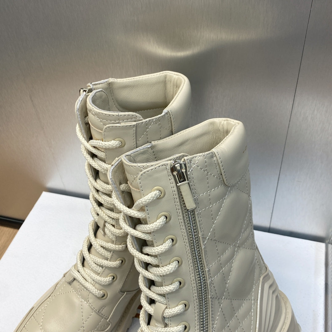 DIOR D LEADER ANKLE BOOT BEIGE