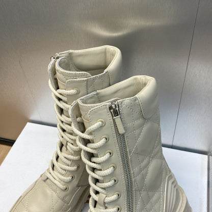 DIOR D LEADER ANKLE BOOT BEIGE